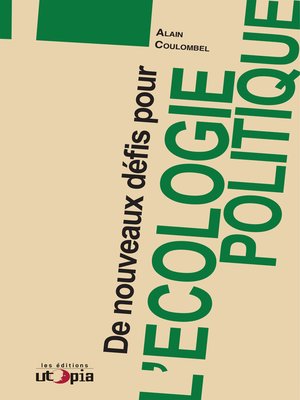 cover image of De nouveaux défis pour l'écologie politique